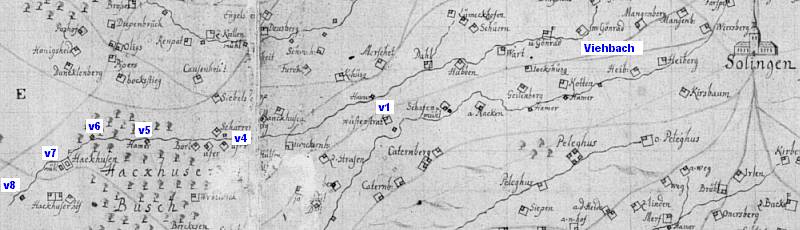 Karte Ploennies 1715