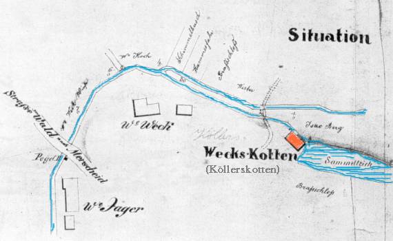 Nivellement Köllerskotten 1852